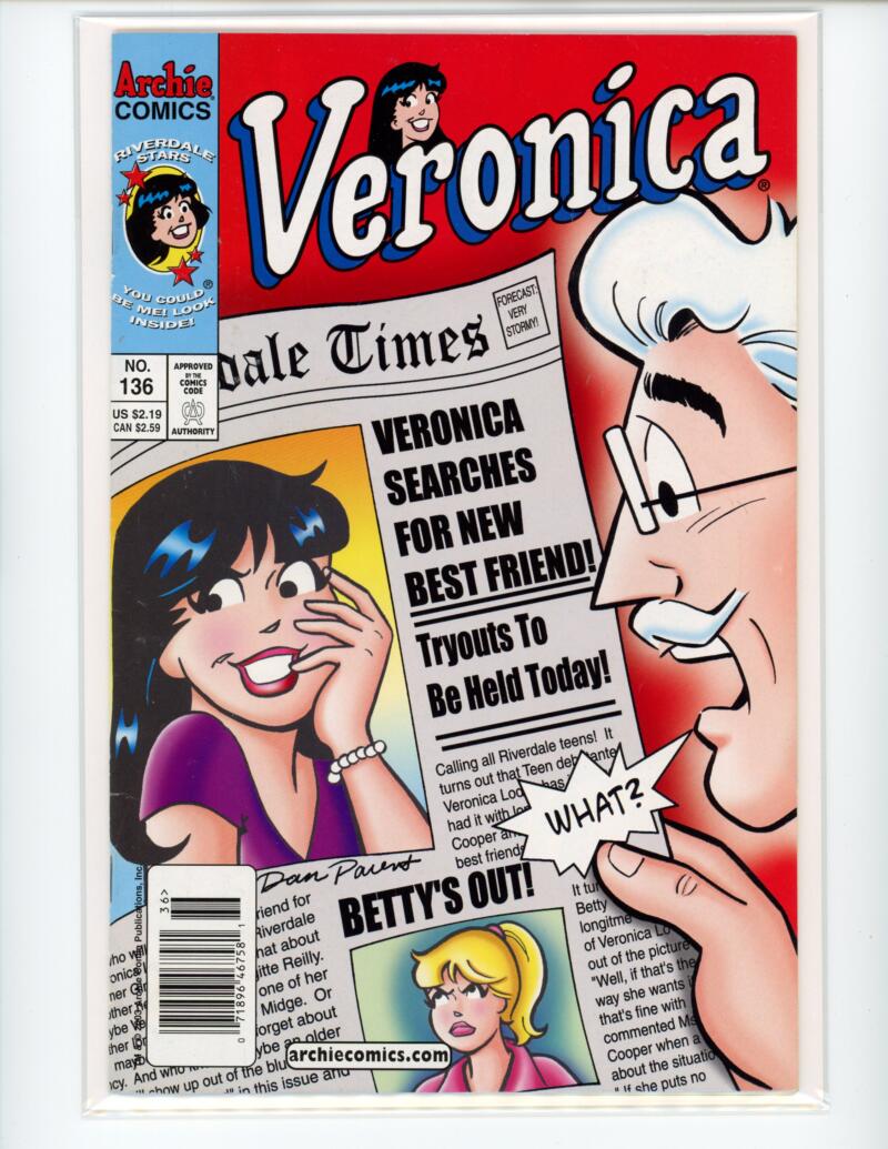 Archie Veronica #136 2003 Magazine Comic Book NM - B18-40 Image 1