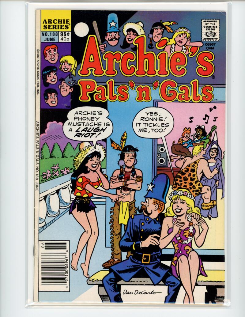 Archie Pals N Gals #188 1987 Magazine Comic Book VG - B18-42 Image 1