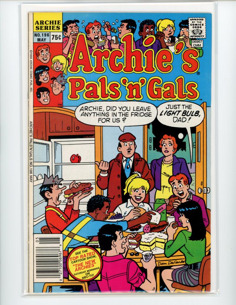 Archie Pals N Gals #196 1988 Magazine Comic Book VG - B18-43 Image 1