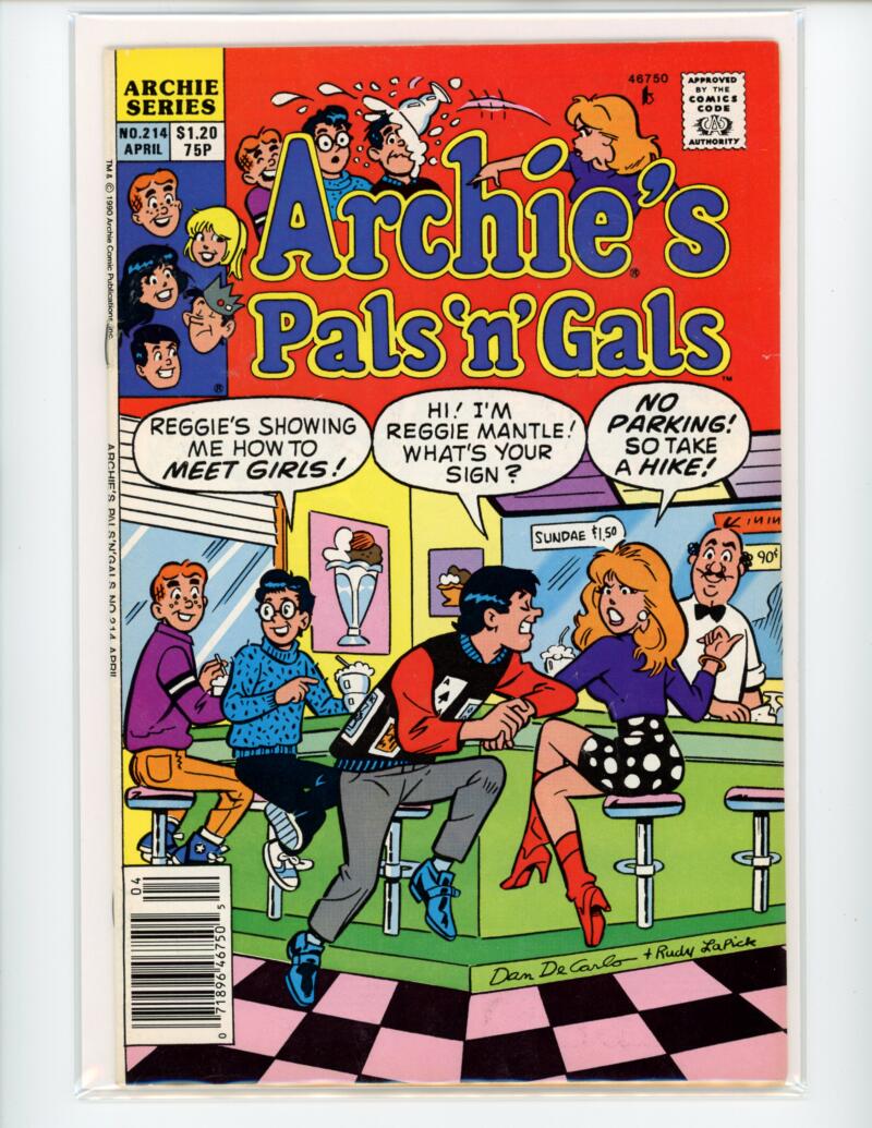 Archie Pals N Gals #214 1990 Magazine Comic Book VG - B18-46 Image 1