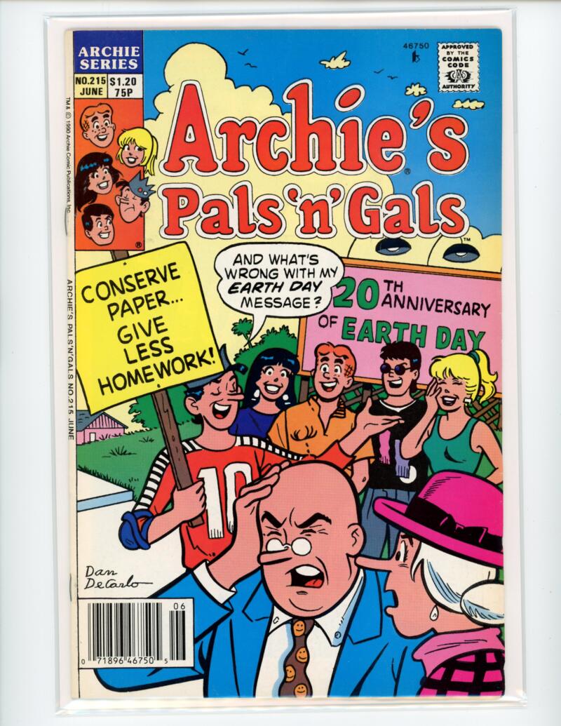 Archie Pals N Gals #215 1990 Magazine Comic Book VG - B18-47 Image 1