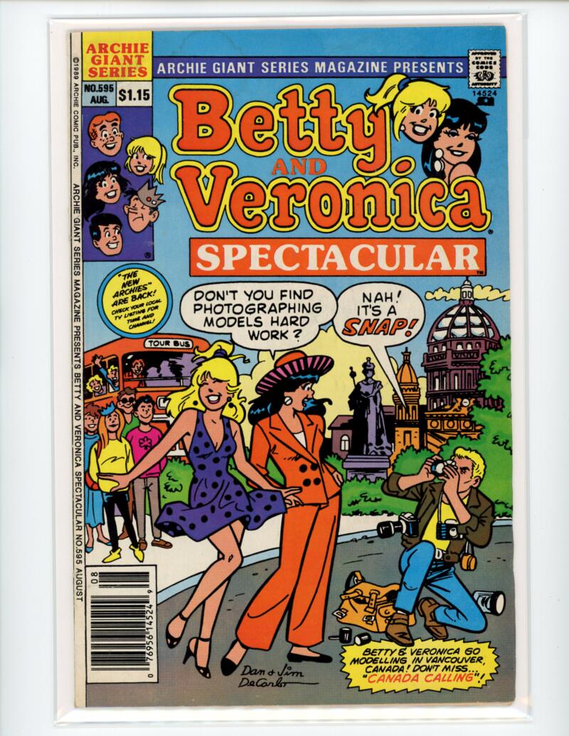 Archie Betty and Veronica Spectacular #595 1989 Magazine Comic Book VG - B18-54 Image 1