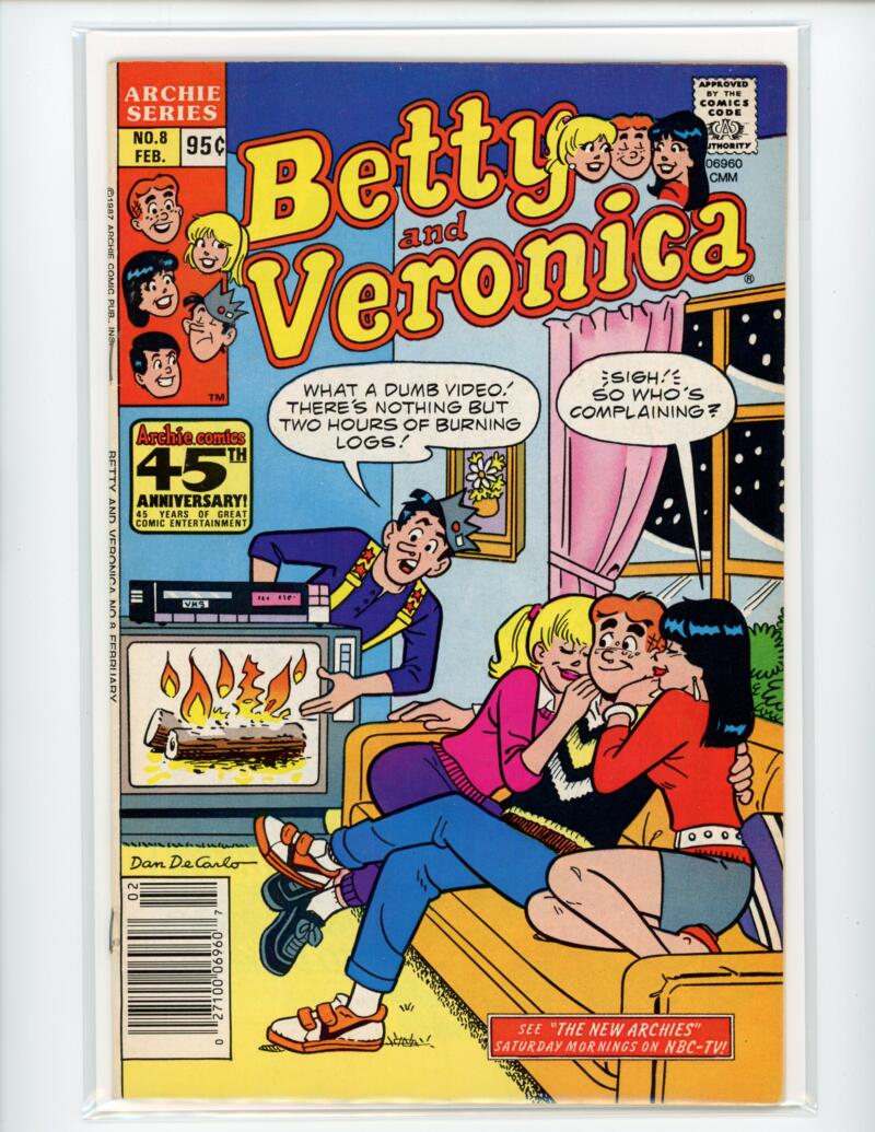 Archie Betty and Veronica #8 1987 Magazine Comic Book VG - B18-62 Image 1