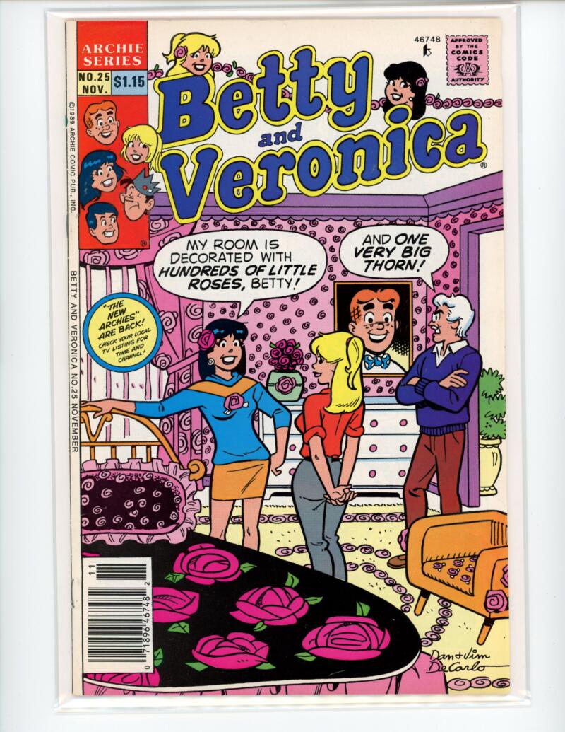 Archie Betty and Veronica #25 1989 Magazine Comic Book VG - B18-66 Image 1