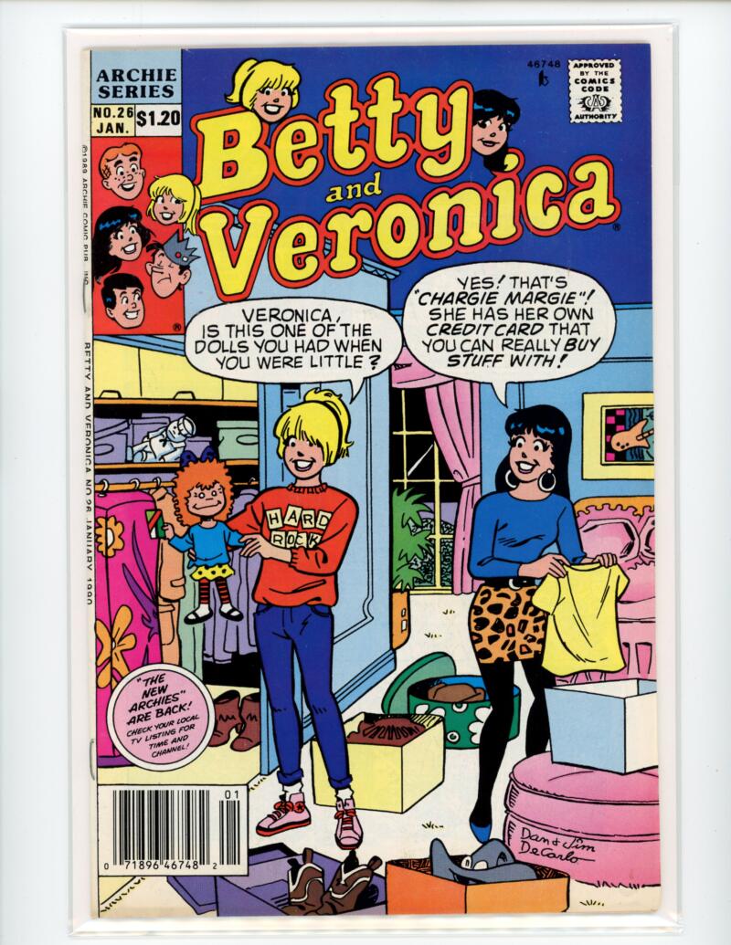 Archie Betty and Veronica #26 1989 Magazine Comic Book VG - B18-67 Image 1