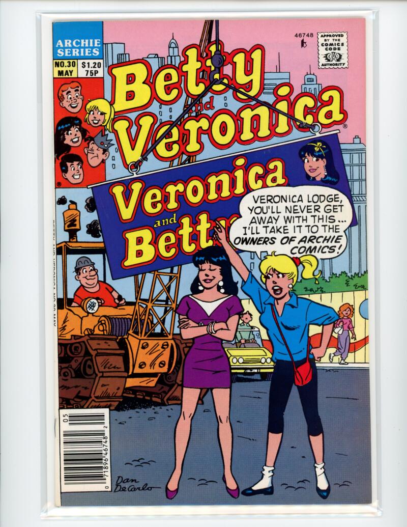 Archie Betty and Veronica #30 1990 Magazine Comic Book VG - B18-71 Image 1