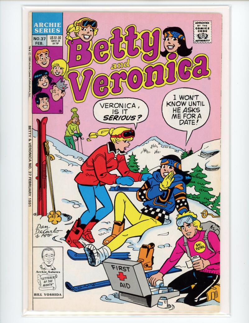 Archie Betty and Veronica #37 1990 Magazine Comic Book VG - B18-75 Image 1
