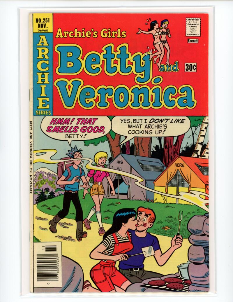 Archie Betty and Veronica #251 1977 Magazine Comic Book VG - B18-76 Image 1