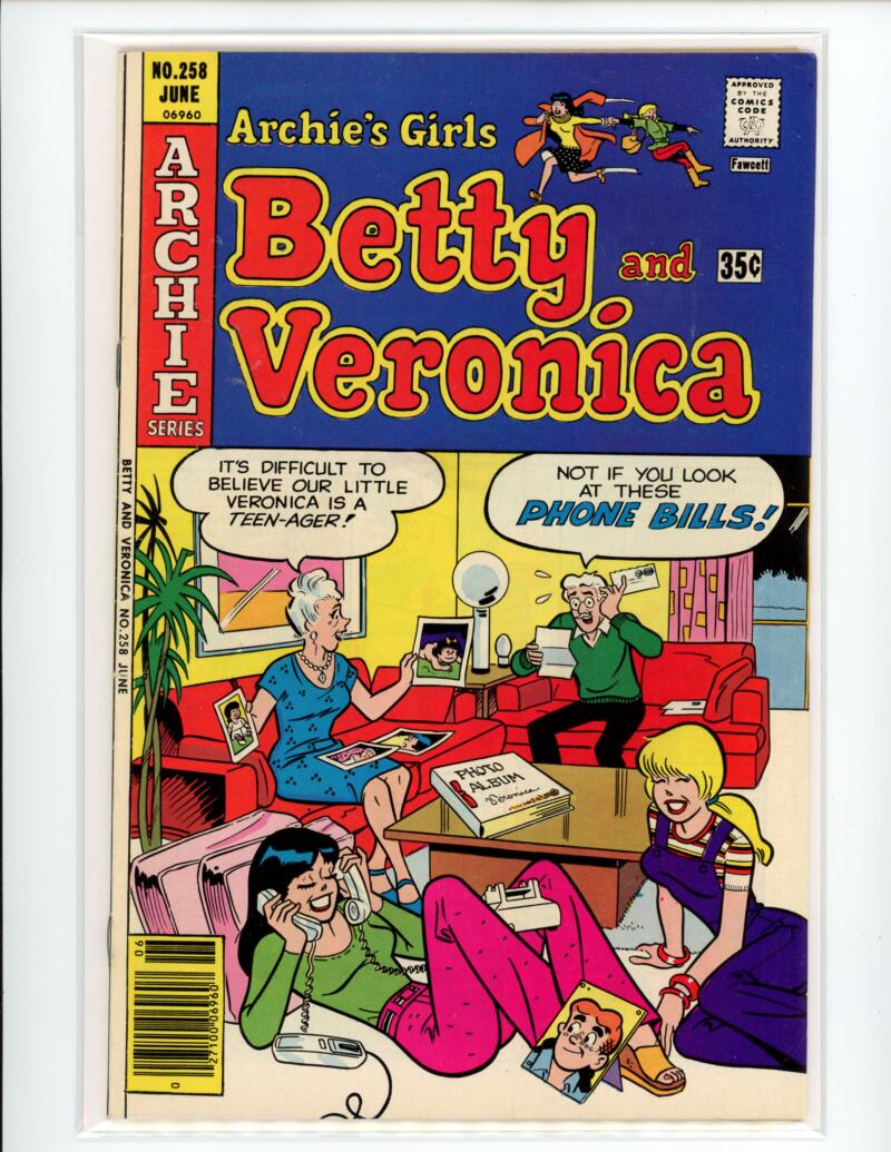 Archie Betty and Veronica #258 1978 Magazine Comic Book VG - B18-77 Image 1