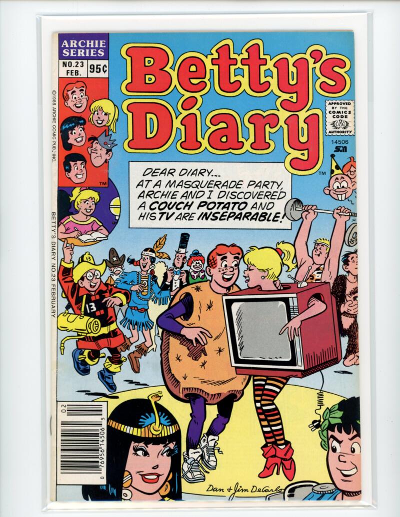 Archie Bettys Diary #23 1988 Magazine Comic Book VG - B18-85 Image 1