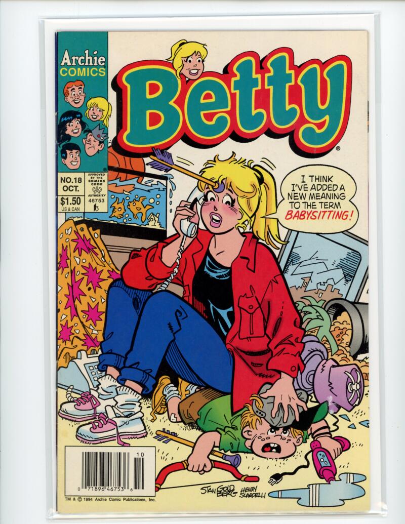 Archie Betty #18 1994 Magazine Comic Book VG - B18-91 Image 1
