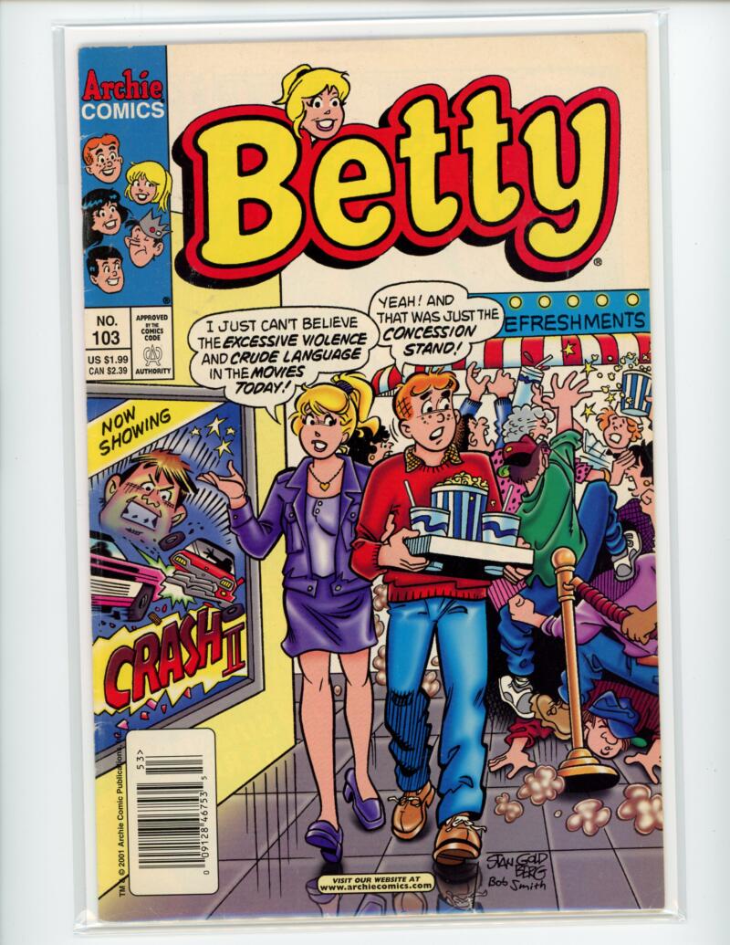 Archie Betty #103 2001 Magazine Comic Book VG - B18-93 Image 1