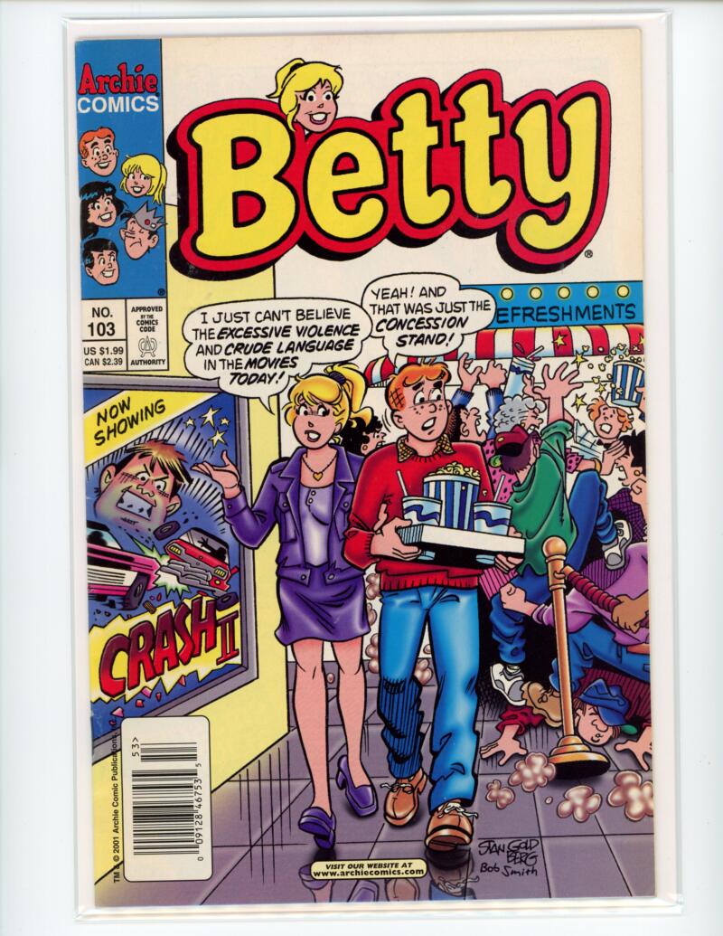 Archie Betty #103 2001 Magazine Comic Book VG - B18-94 Image 1