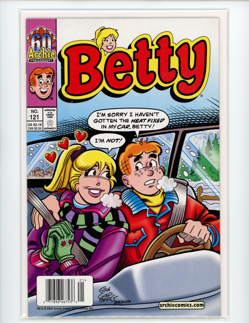 Archie Betty #121 2002 Magazine Comic Book VG - B18-104 Image 1