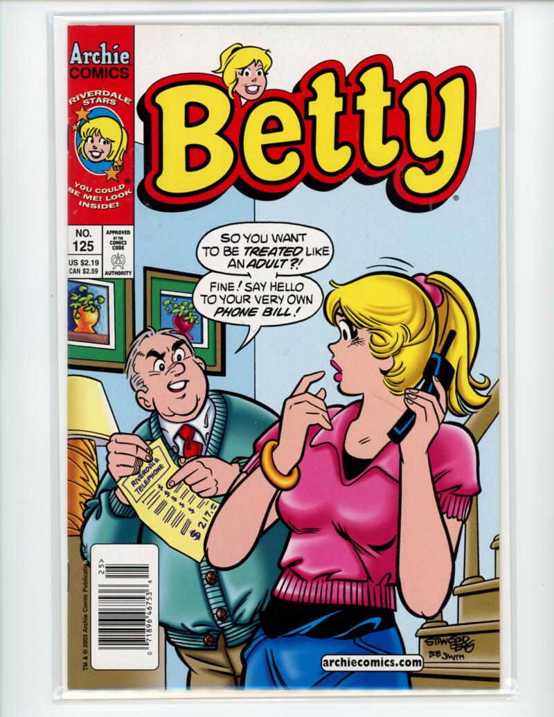 Archie Betty #125 2003 Magazine Comic Book VG - B18-108 Image 1