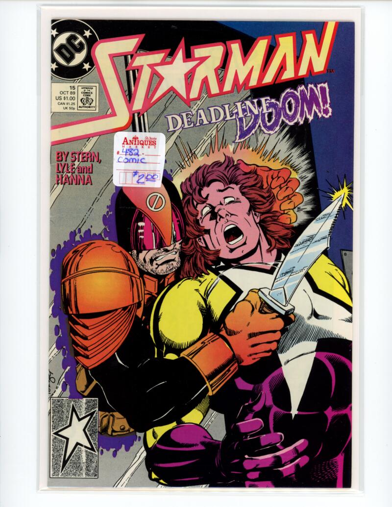 DC Starman Deadline Doom #15 1989 Magazine Comic Book VG - B17-21 Image 1