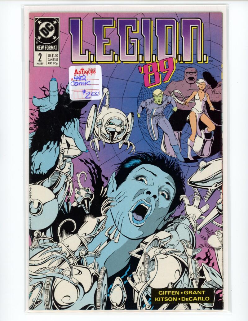 DC Legion â89 #2 1989 Magazine Comic Book VG - B17-24 Image 1