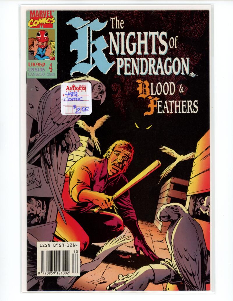 Marvel The Knights of Pendragon #4 1990 Magazine Comic Book VG - B17-29 Image 1