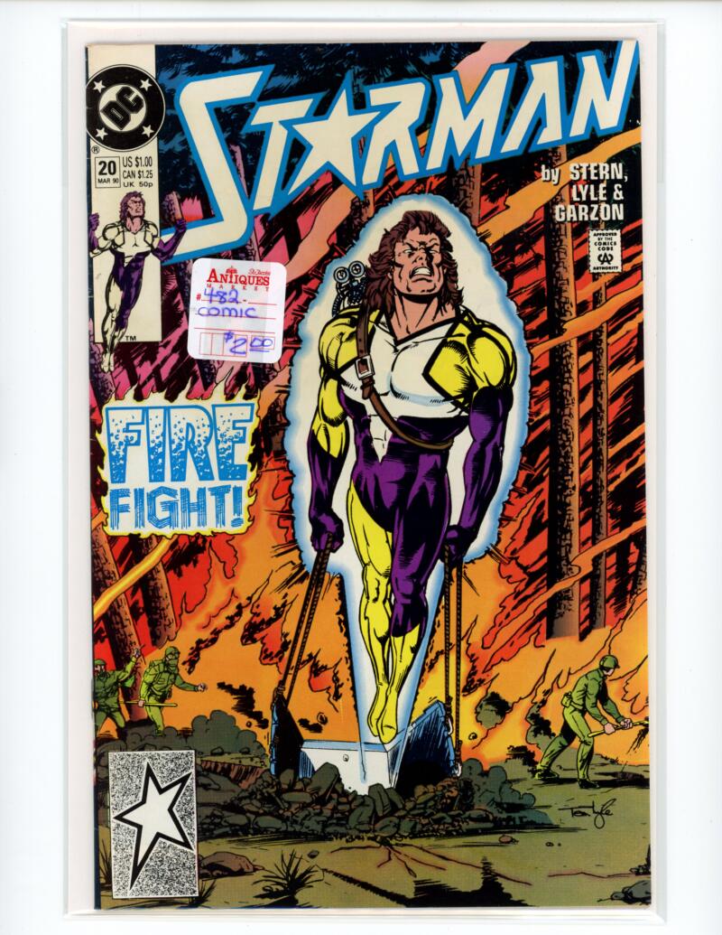 DC Starman Fire Fight #20 1990 Magazine Comic Book VG - B17-30 Image 1