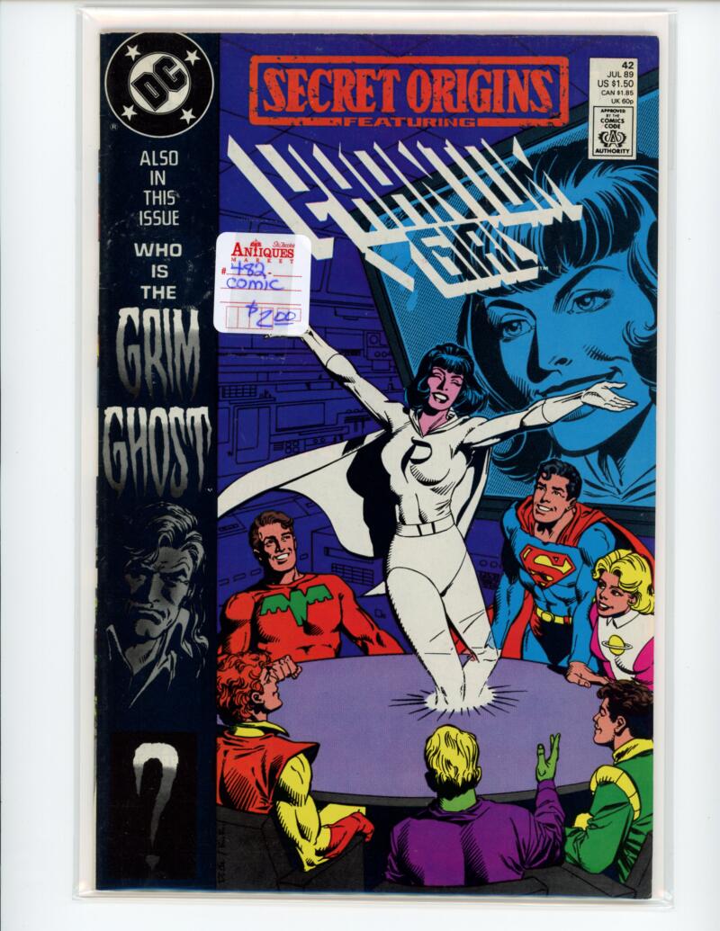 DC Secret Origin Phantom Girl #42 1989 Magazine Comic Book VG - B17-31 Image 1