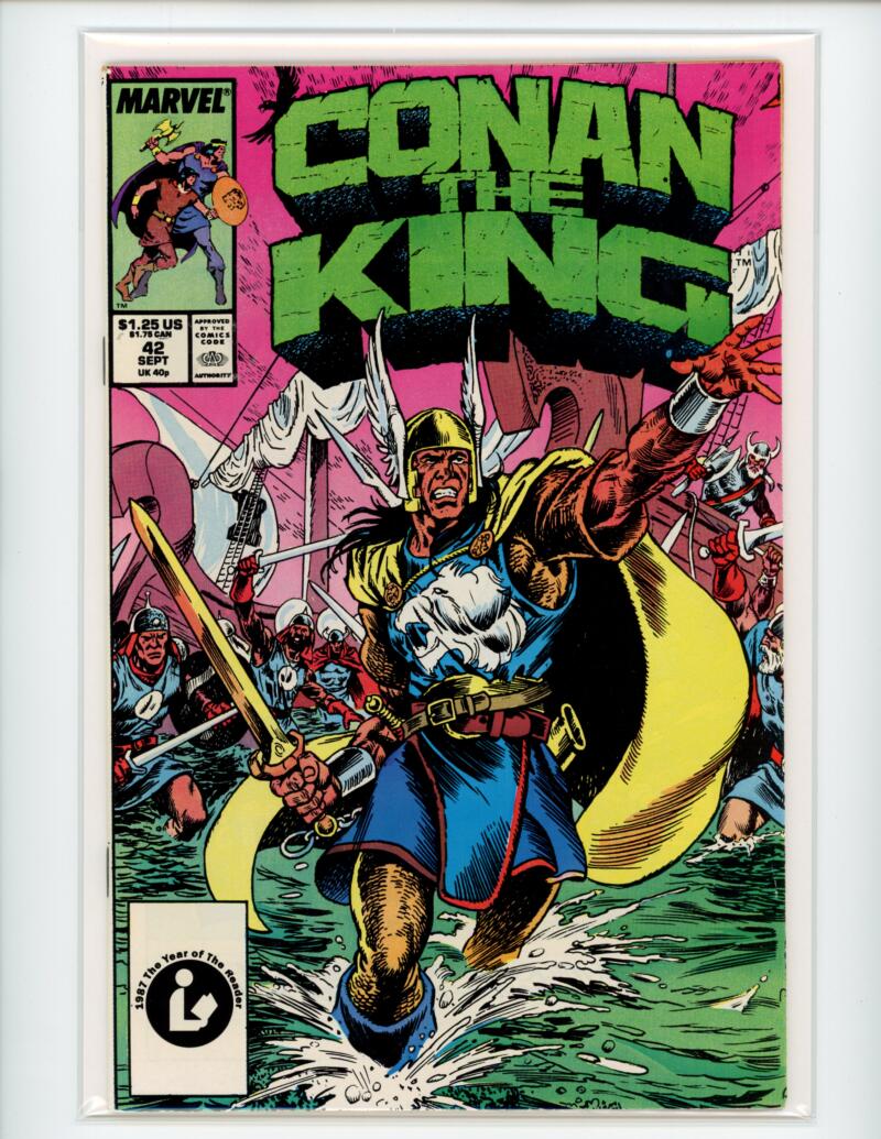 Marvel Conan The King #42 1987 Magazine Comic Book VG - B17-47 Image 1