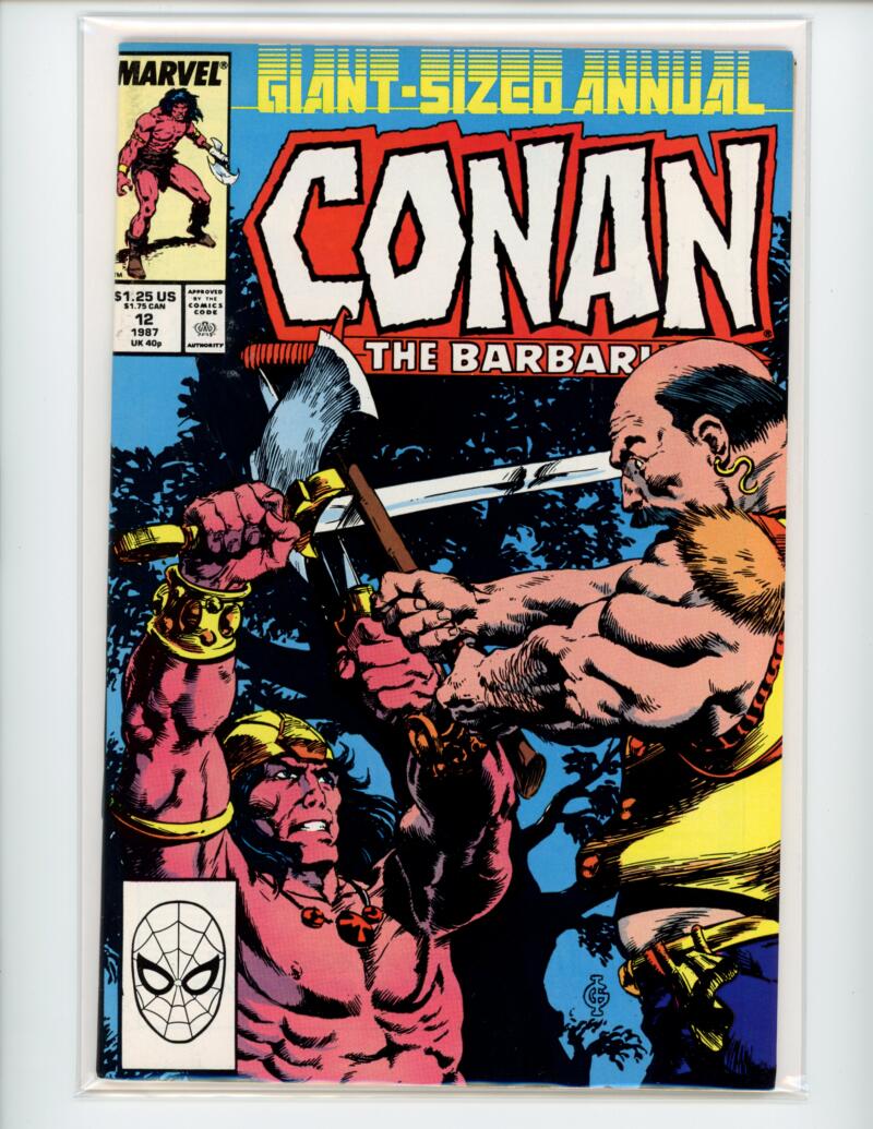 Marvel Conan The Barbarian #12 1987 Magazine Comic Book VG - B17-50 Image 1