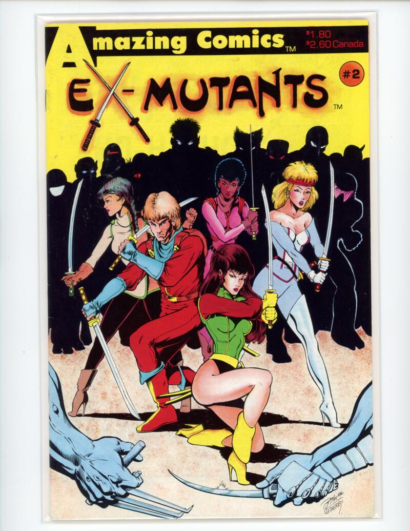 Ex-Mutants #2 1986 Amazing Magazine Comic Book VG - B17-63 Image 1
