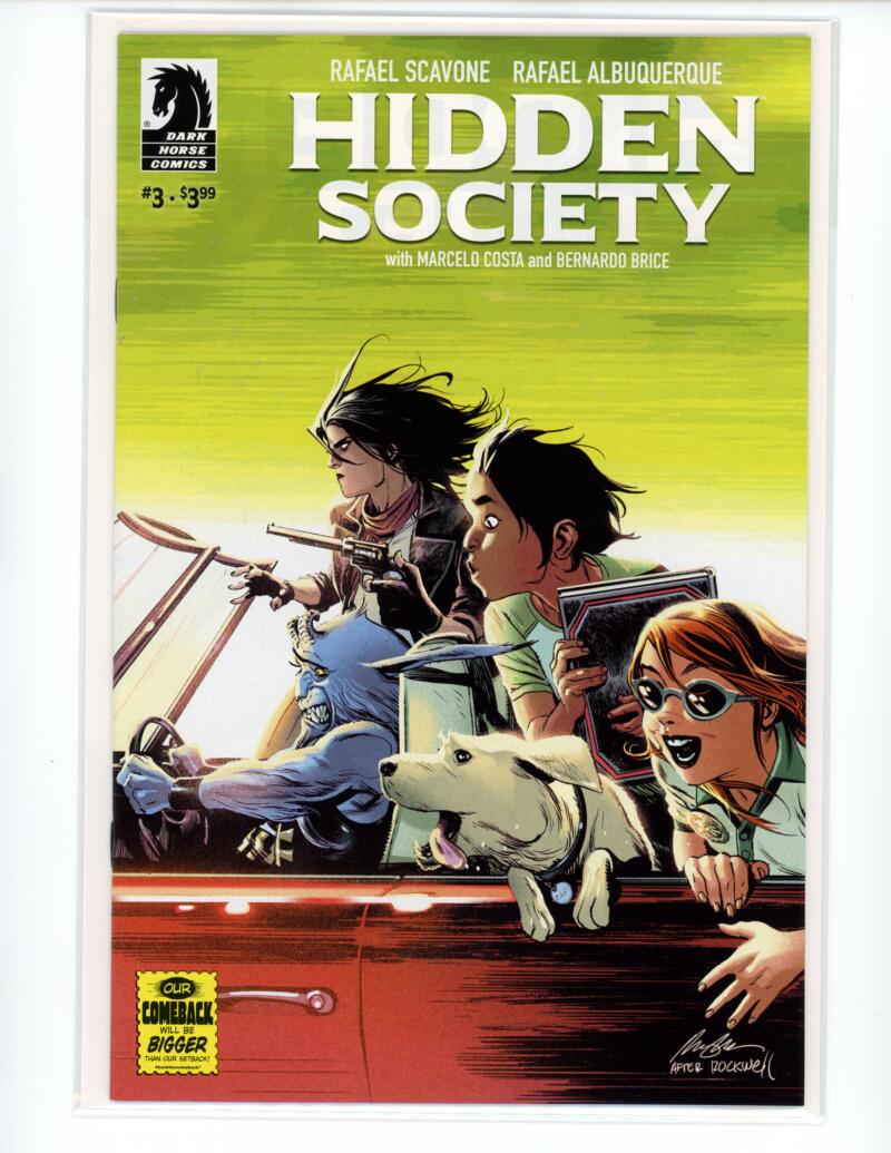 Hidden Society #3 2020 Dark Horse Magazine Comic Book Mint - B17-68 Image 1