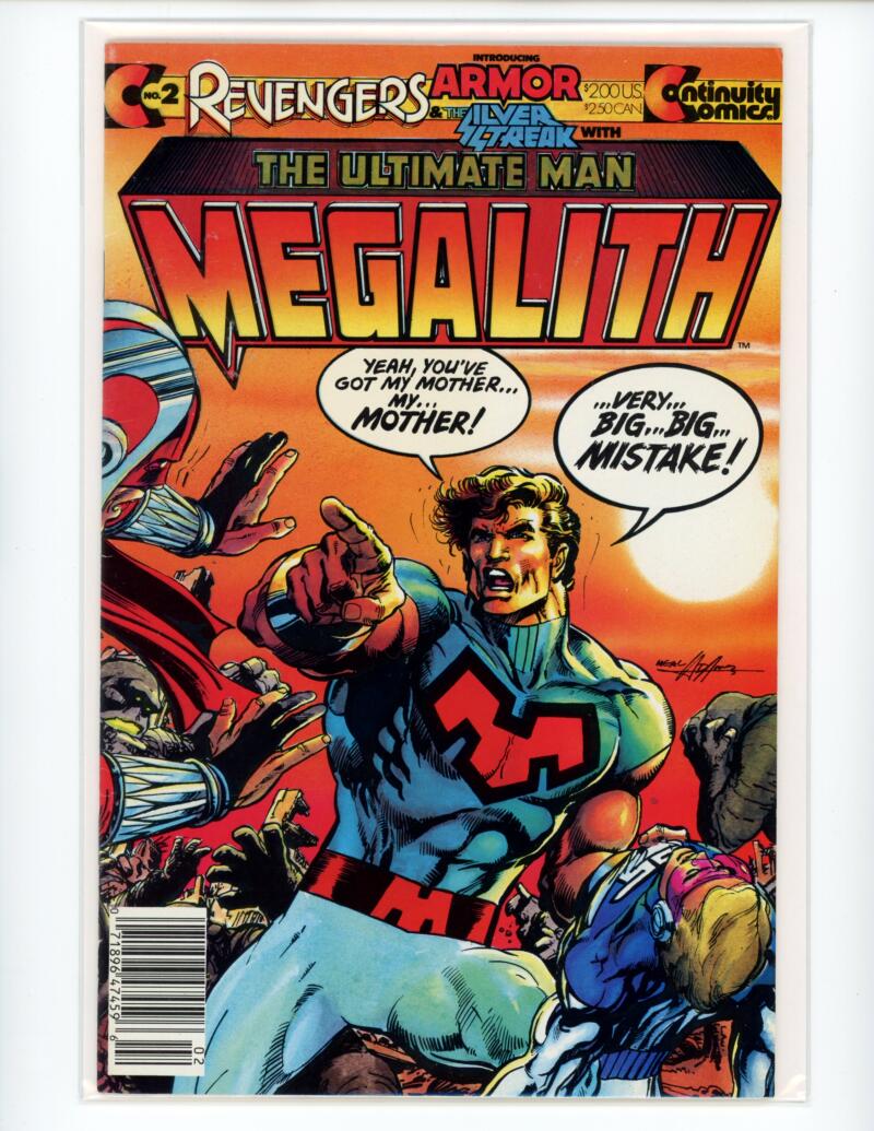 The Ultimate Man Megalith #2 1985 Magazine Comic Book VG - B17-90 Image 1