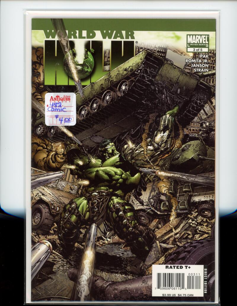 Marvel World War Hulk #3 2007 Magazine Comic Book VG - B17-92 Image 1