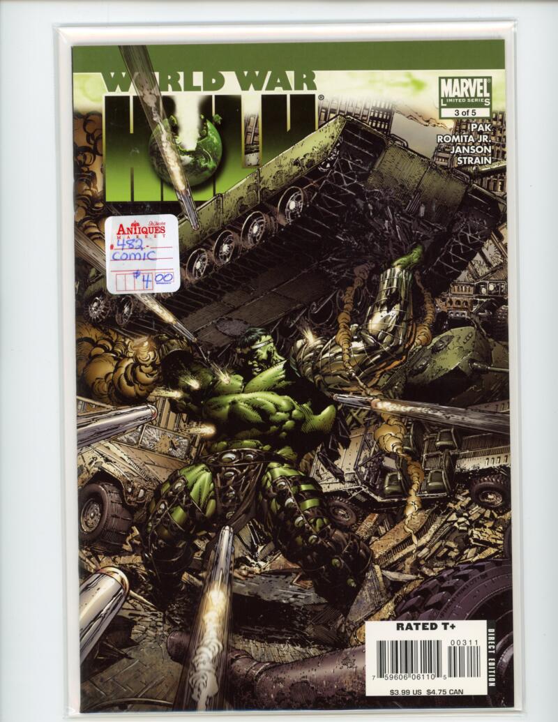 Marvel World War Hulk #3 2007 Magazine Comic Book VG - B17-93 Image 1