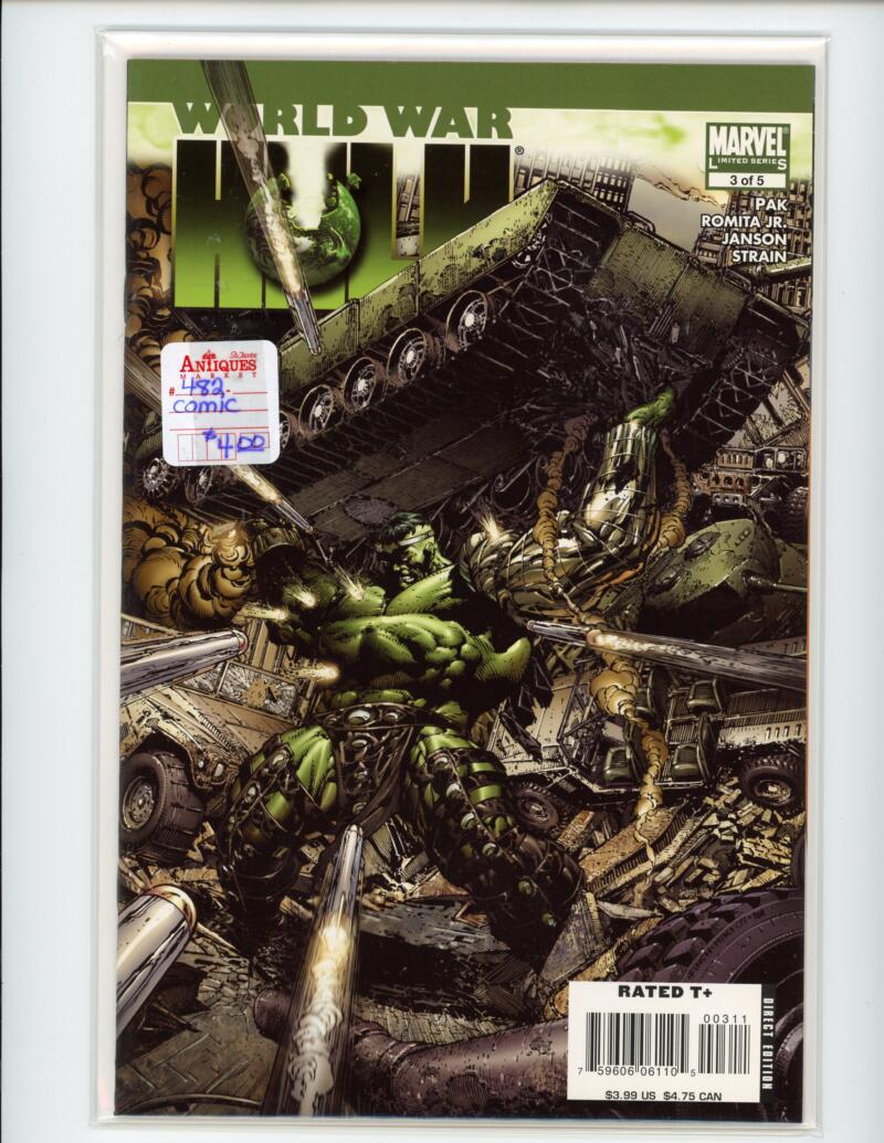 Marvel World War Hulk #3 2007 Magazine Comic Book VG - B17-94 Image 1