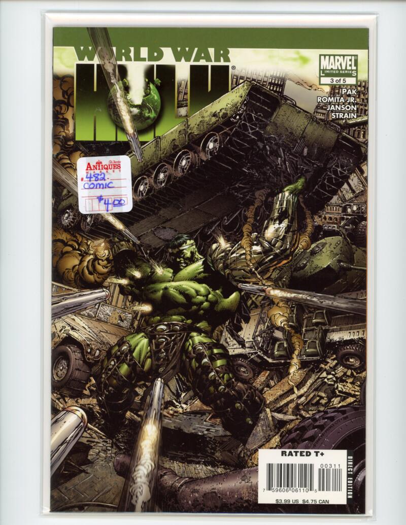 Marvel World War Hulk #3 2007 Magazine Comic Book VG - B17-95 Image 1