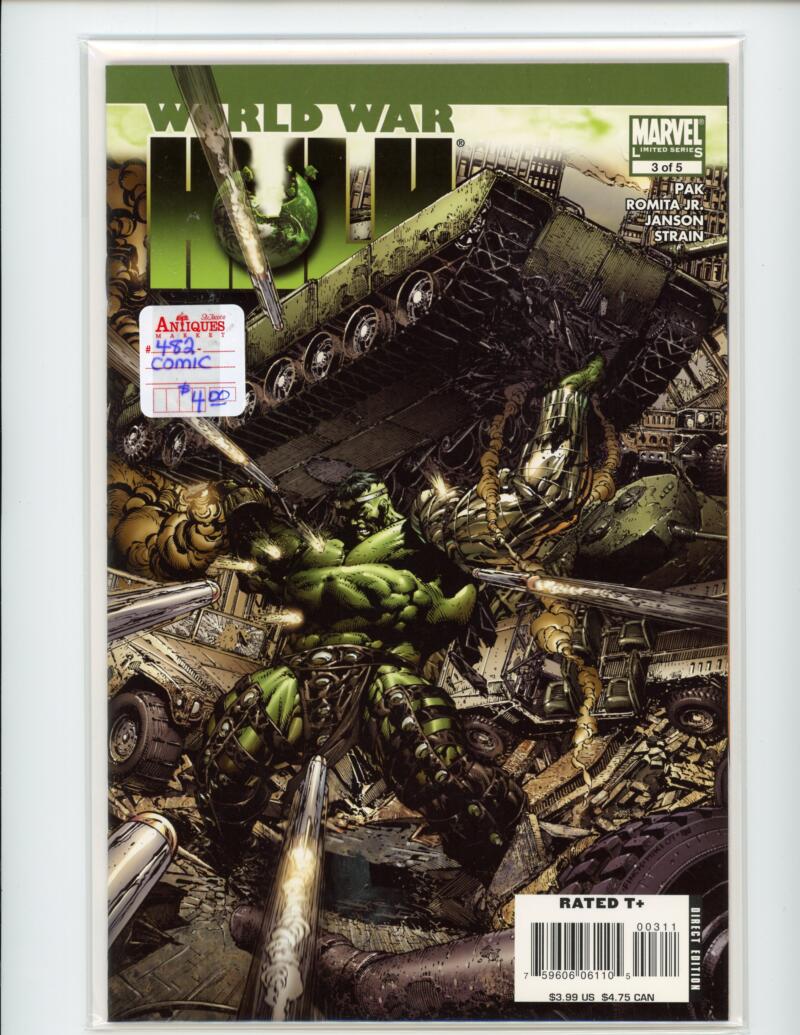 Marvel World War Hulk #3 2007 Magazine Comic Book VG - B17-96 Image 1