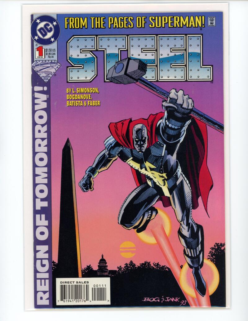 DC Steel #1 1994 Reign of Tomorrow Magazine Comic Book VG - B20-1 Image 1