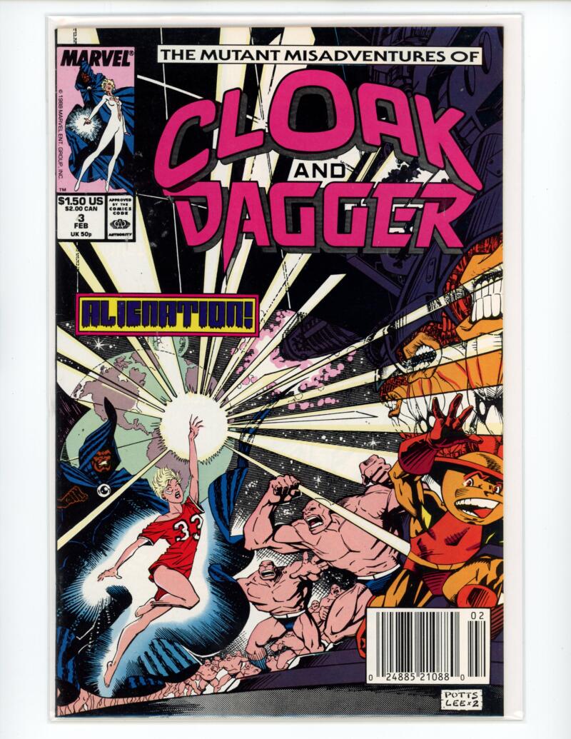 Marvel Cloak and Dagger #3 1989 Magazine Comic Book VG - B20-8 Image 1