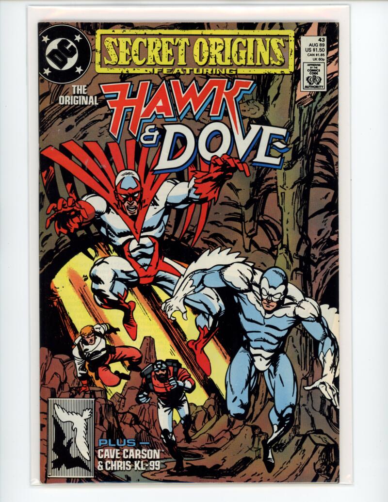 DC Secret Origins Hawk and Dove #43 1989 Magazine Comic Book VG - B20-11 Image 1