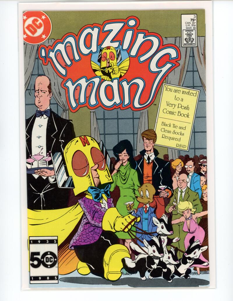 DC Mazing Man #3 1985 Magazine Comic Book VG - B20-12 Image 1