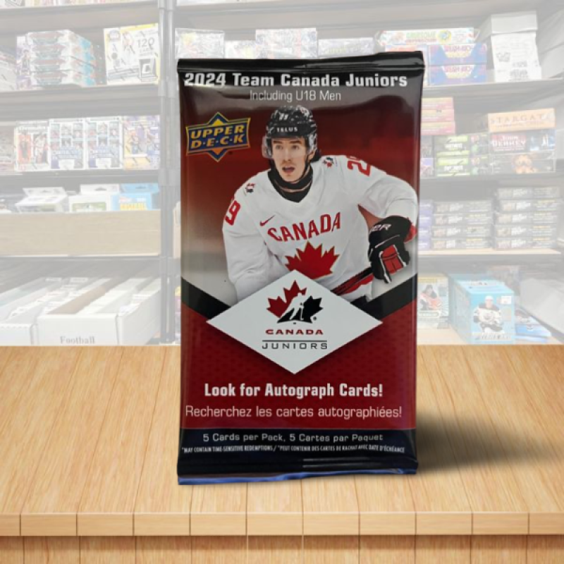 2024 Upper Deck Team Canada Juniors Hockey Pack Image 1