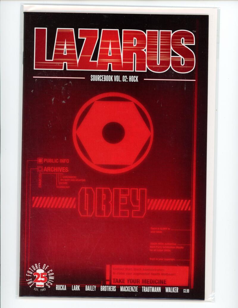 Lazarus Sourcebook #2 2017 Image Magazine Comic Book Mint - B20-133 Image 1