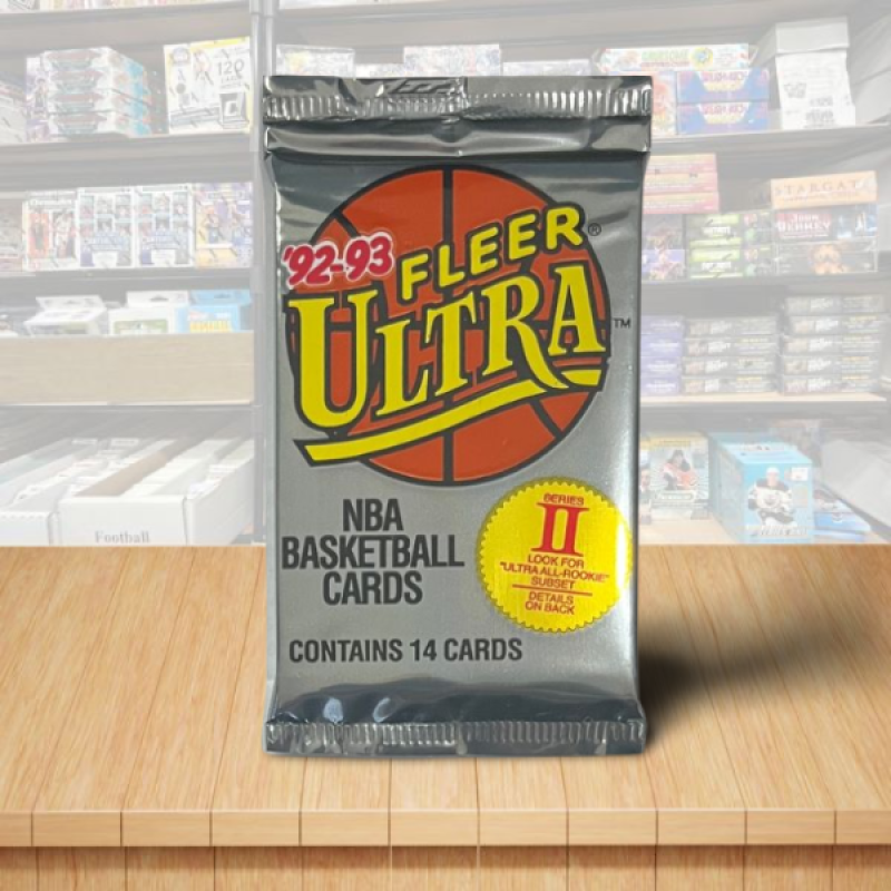 1992-93 Fleer Ultra Series 2 Basketball Hobby Sealed Pack - SHAQ RC? Image 1