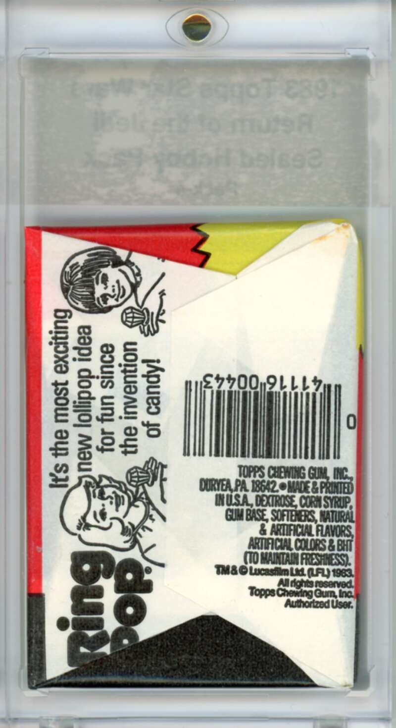 1983 Star Wars Return of the Jedi Sealed Hobby Pack Lando - SPK 4 Image 2