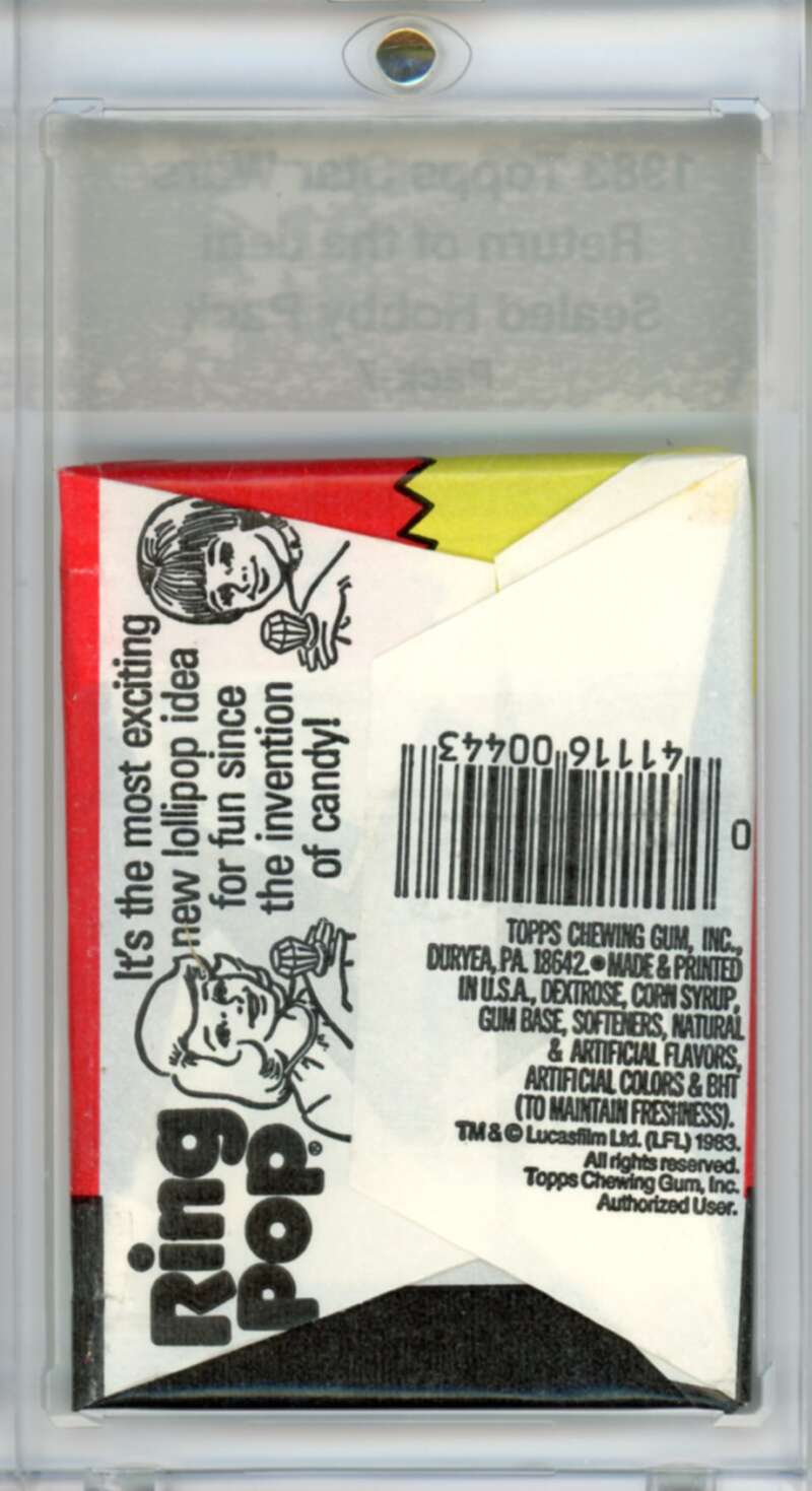 1983 Star Wars Return of the Jedi Sealed Hobby Pack Lando - SPK 7 Image 2