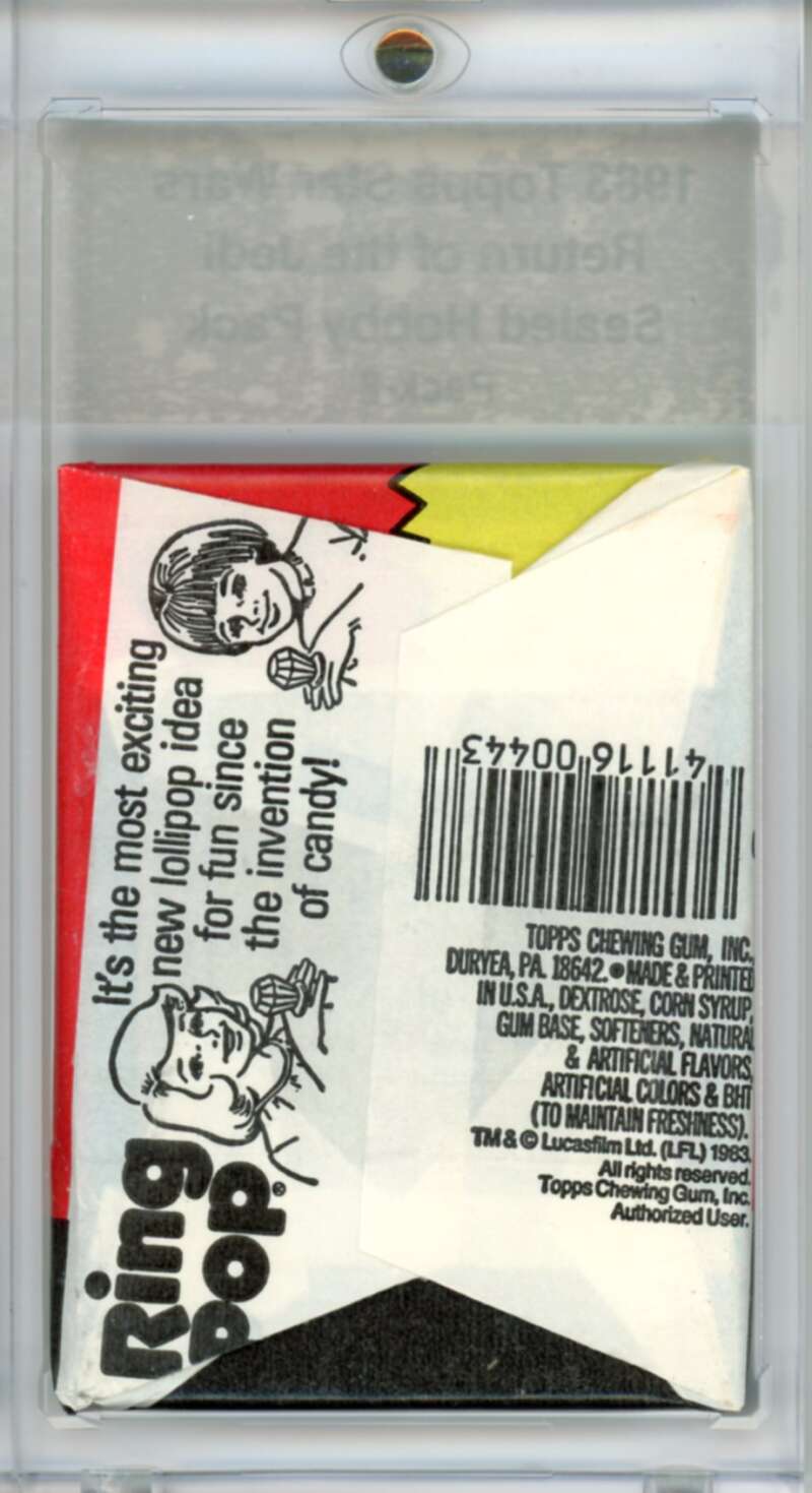 1983 Star Wars Return of the Jedi Sealed Hobby Pack Lando - SPK 8 Image 2