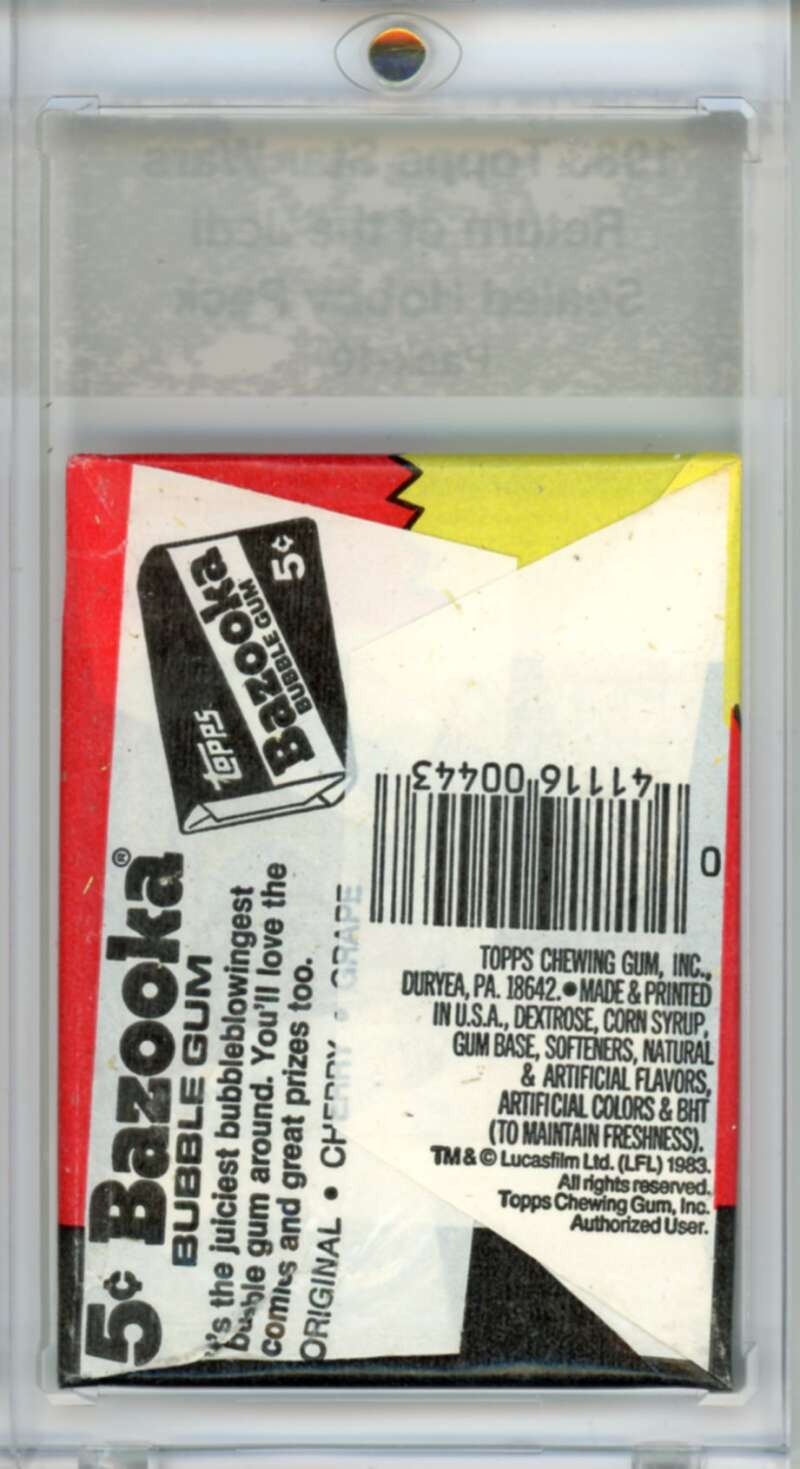 1983 Star Wars Return of the Jedi Sealed Hobby Pack Ewok - SPK 10 Image 2