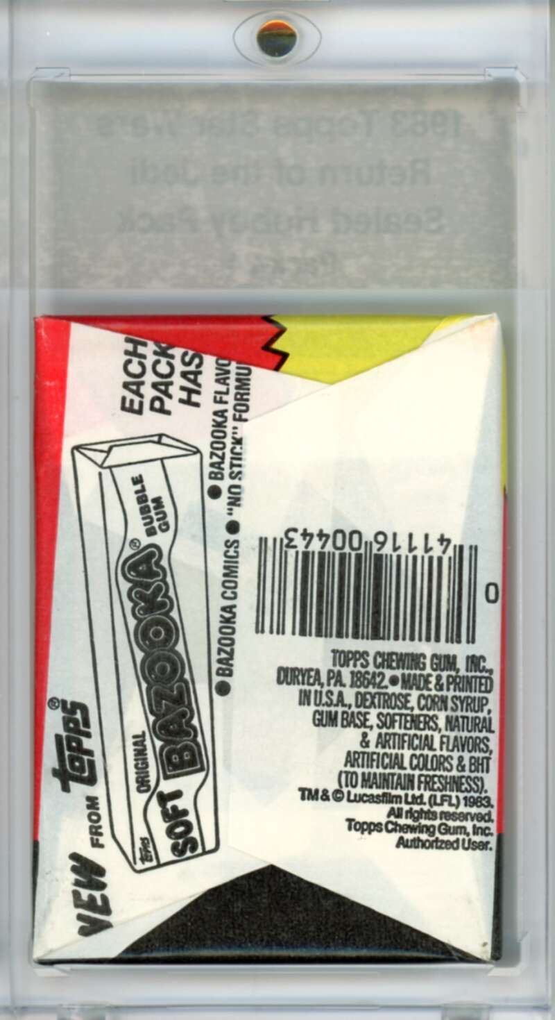 1983 Star Wars Return of the Jedi Sealed Hobby Pack Leia - SPK 24 Image 2