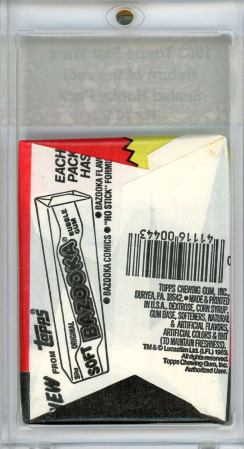 1983 Star Wars Return of the Jedi Sealed Hobby Pack Leia - SPK 25 Image 2