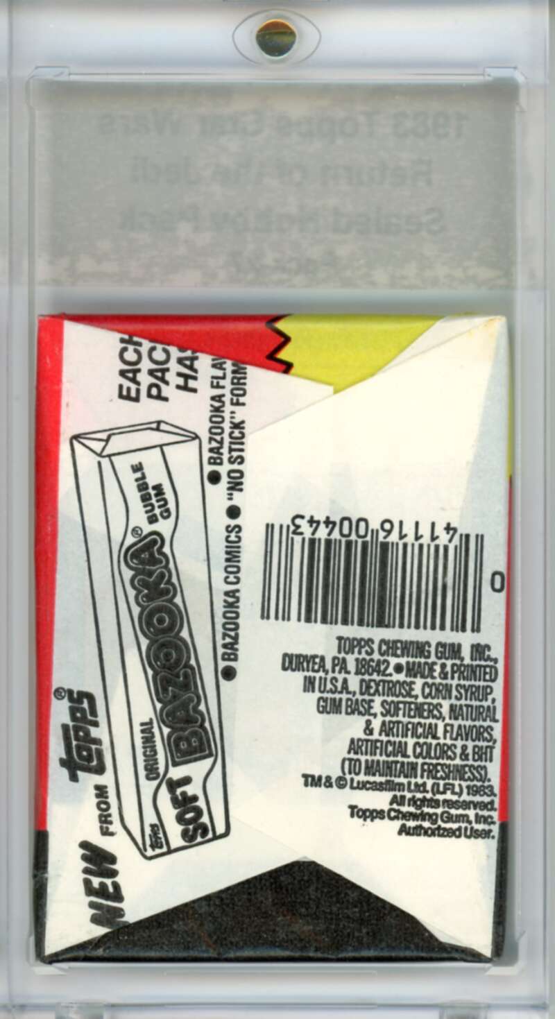 1983 Star Wars Return of the Jedi Sealed Hobby Pack Leia - SPK 27 Image 2