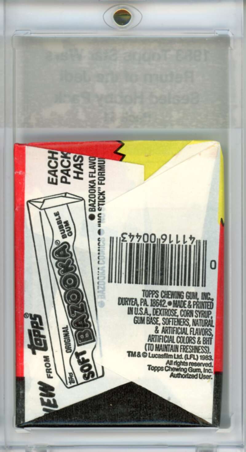 1983 Star Wars Return of the Jedi Sealed Hobby Pack C3PO - SPK 31 Image 2