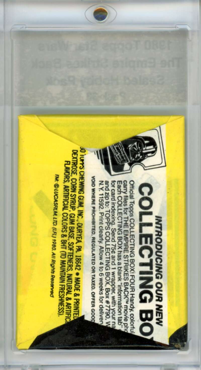 1980 Star Wars Empire Strikes Back Sealed Hobby Pack Vador - SPK 38 Image 2